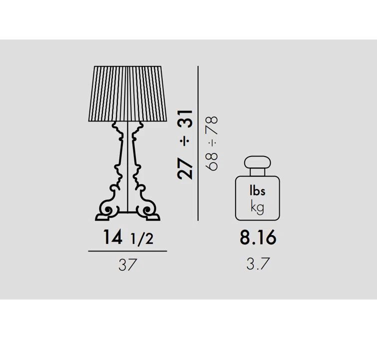 Kartell Bourgie Table Lamp