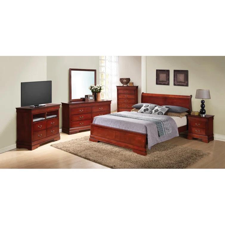 GZMWON Glory Furniture Louis Phillipe G3100EFB3 bed frame