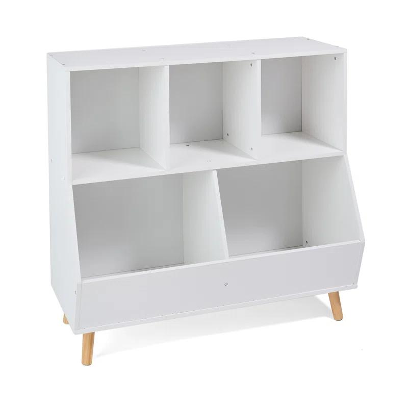 Badger Basket 5-Bin Storage Cubby With Feet