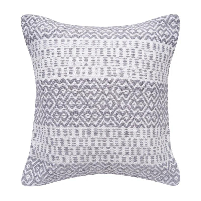 C&F Home Pim Diamond Stripe Aqua Pillow