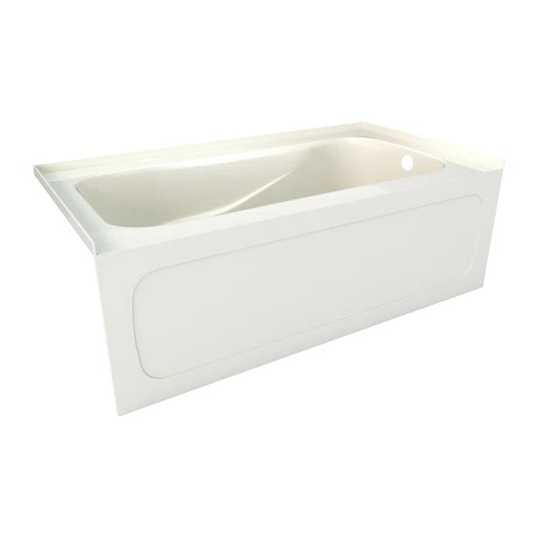 Avec 60 In. X 30 In. Alcove Bath, Left Drain