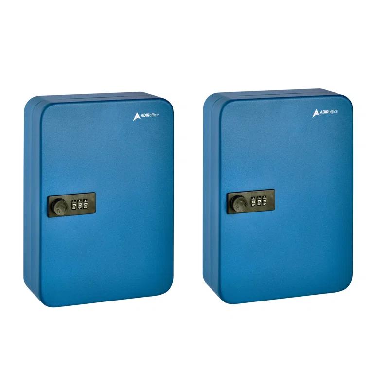 AdirOffice 48 Key Cabinet with Dial / Combination Lock (Set of 2)