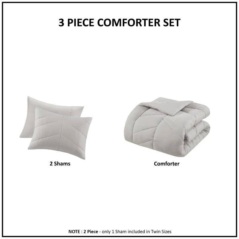 Intelligent Design Remy Quilted Chevron Comforter Set