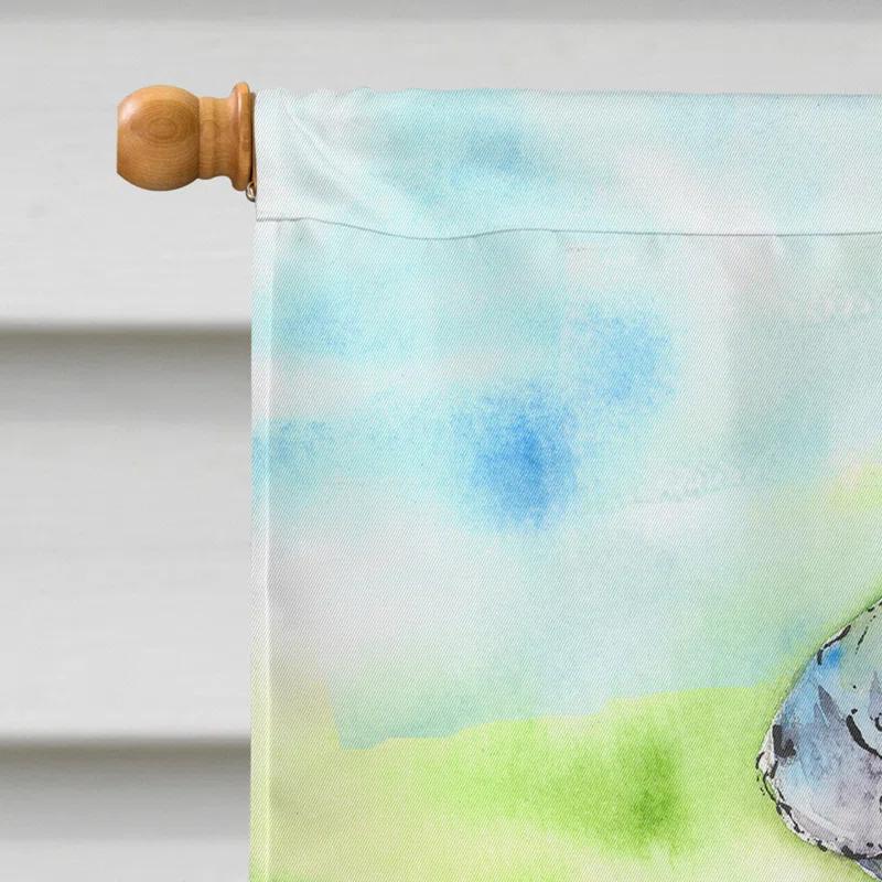 Caroline's Treasures Manatee Double Sided 40'' H x 28'' W Polyester Animal House Flag