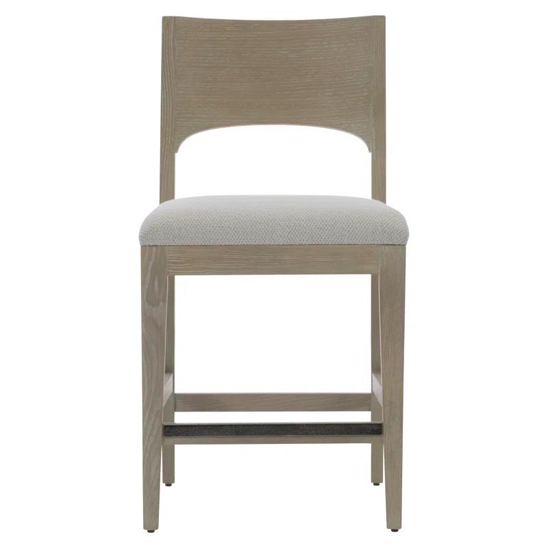 Bernhardt Solaria Upholstered Counter Stool with Solid Wood Frame
