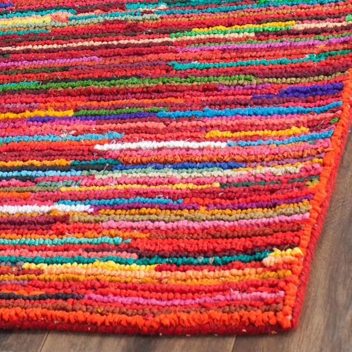 Safavieh Nantucket Hand Tufted Cotton Striped Rug