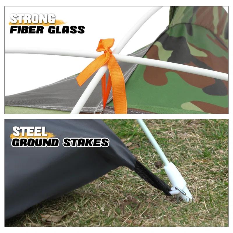 MoNiBloom 2 Person Instant Automatic Pop Up Camping Tent Waterproof Dome Tent with Rain Fly for Outdoor Hiking