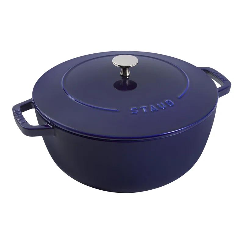 Staub ® Dark Blue Cast Iron 5-Qt. Essential French Oven