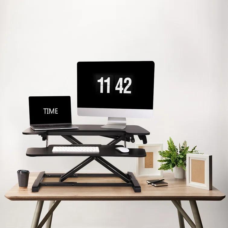 FlexiSpot Desk Converter with Removable Keyboard Tray