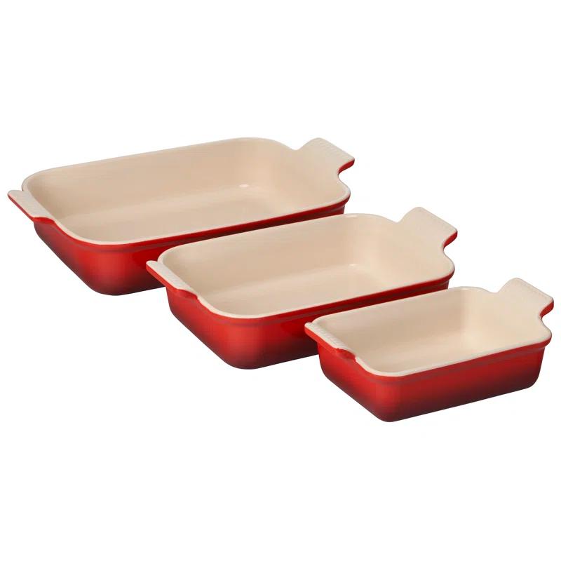 Le Creuset Le Creuset Stoneware 3 Piece Baking Dishes