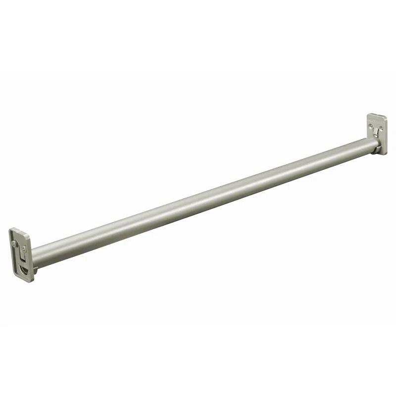 ClosetMaid Impressions 30 in. - 48 in. Satin Nickel Adjustable Teardrop Closet Rod