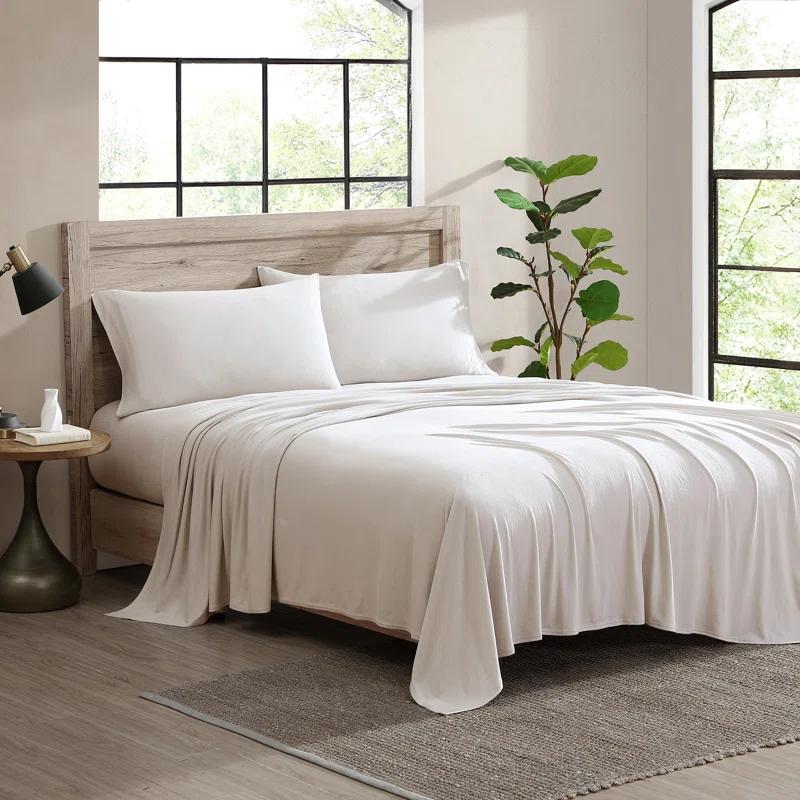 1888 Mills Cotton Blend Jersey Knit Sheet Set