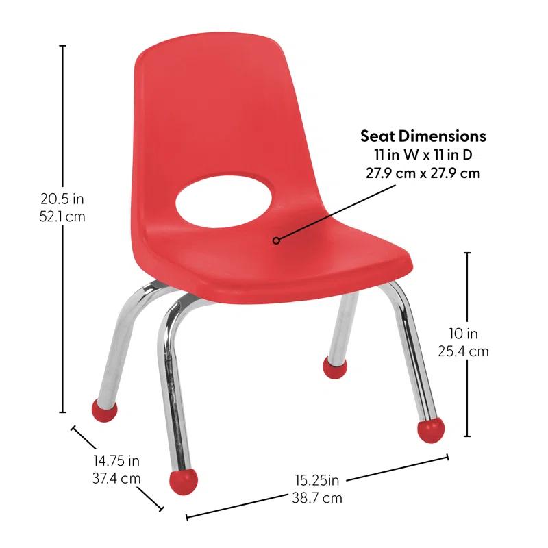 Factory Direct Partners Stacking Classroom Chair ( Set of 6 ) (Set of 6)