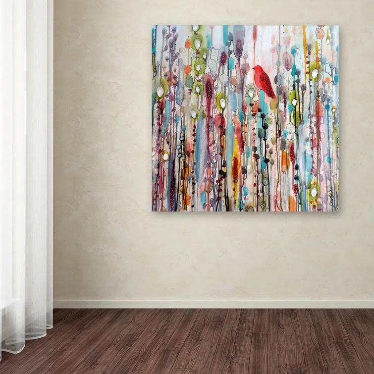 Trademark Fine Art 'La Vie Comme Un Passage' Print on Wrapped Canvas & Reviews | Wayfair