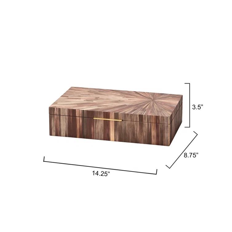 Jamie Young Company Palm Handmade Decorative Box