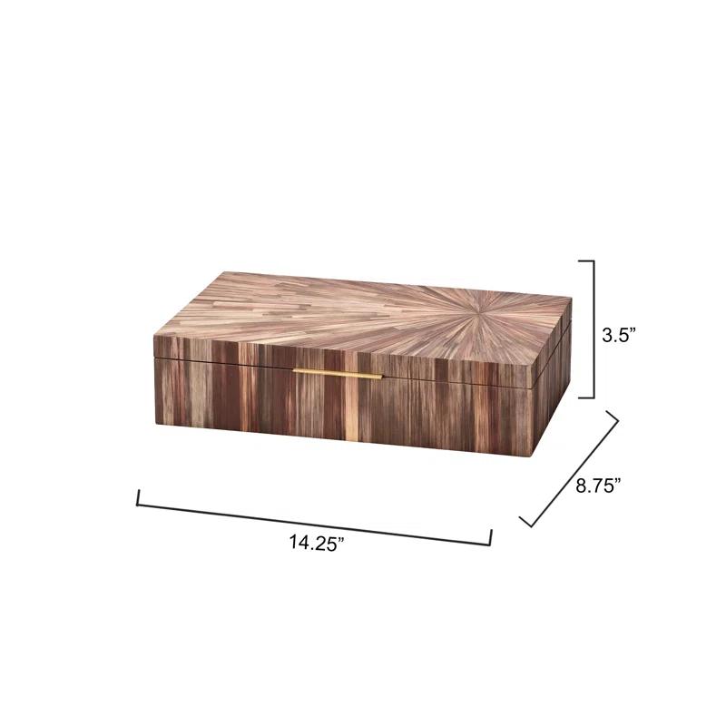 Jamie Young Company Palm Handmade Decorative Box