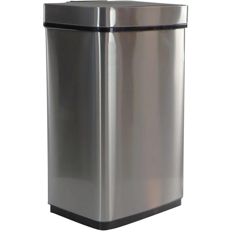 Hanover Plastic Motion Sensor Kitchen Trash Can - 16 Gallons
