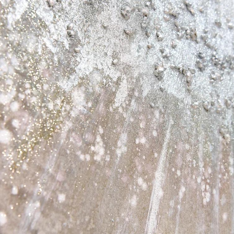 Empire Art Direct " Silver Pellets Textured Metallic " by Martin Edwards