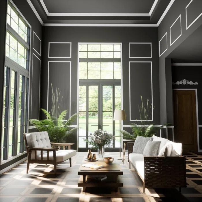 Ekena Millwork WM48 - Americraft Crown Moulding, 3 11/32"H x 2 5/8"P x 4 1/4"F x 96"L, Primed Finger-Joint Pine