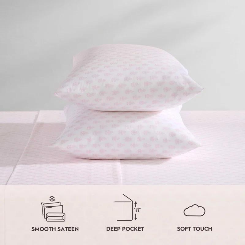 Laura Ashley Laura Ashley Printed Cotton Percale Sheet Set
