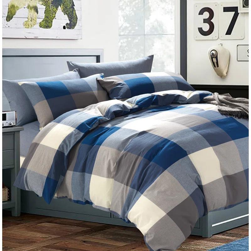 Home Soft Things Buffalo Washed Cotton Duvet Cover Set