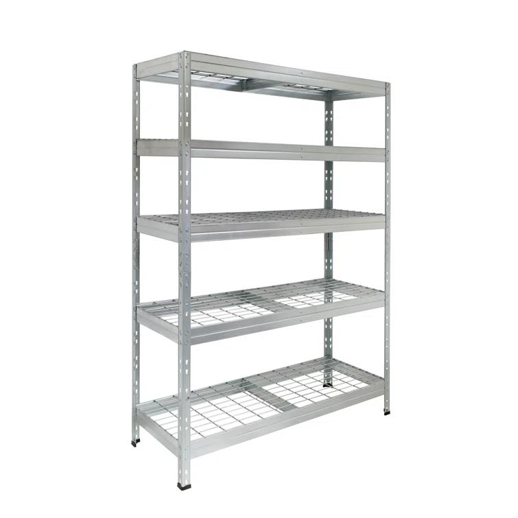 AR SHELVING Ar Shelving 5-Tier Galvanized Steel Garage Storage Shelving Unit in Silver with Wire Racks (35.4 in. W x 71 in. H x 18 in. D) NSF Certified