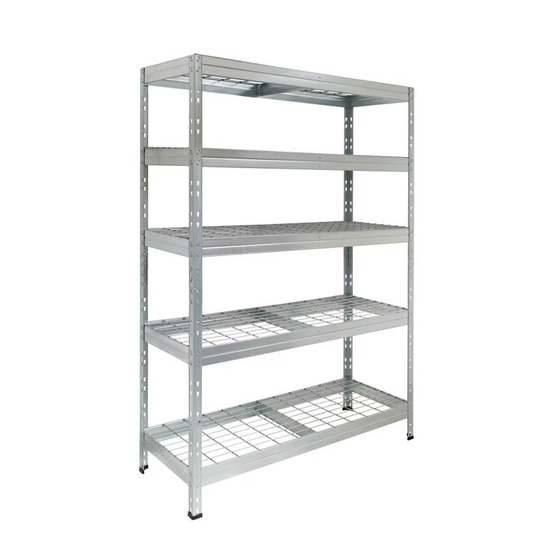 AR SHELVING Ar Shelving 5-Tier Galvanized Steel Garage Storage Shelving Unit in Silver with Wire Racks (35.4 in. W x 71 in. H x 18 in. D) NSF Certified