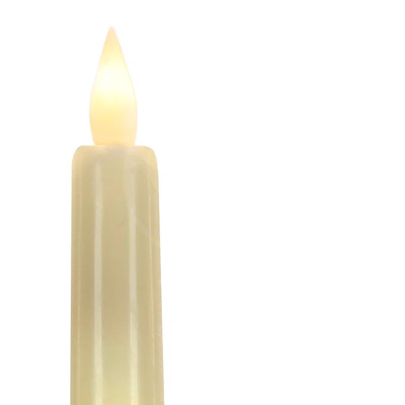 HGTV Home Collection Unscented Flameless Candle with Wood Holder