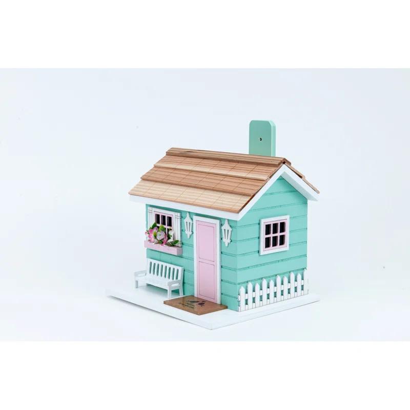 Nestling Series She Shed 7 in x 7.5 in x 6.5 in Birdhouse