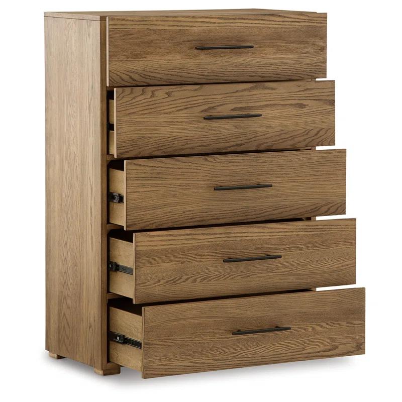 Loon Peak® Kalun 38'' W 5 - Drawer Dresser