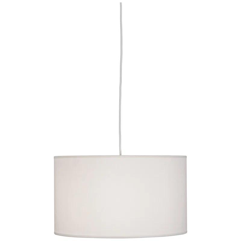 Elena 1 - Light Painted White Single Pendant