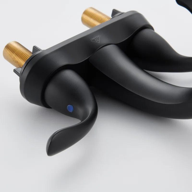 2 Handle Bathroom Faucet with Drain