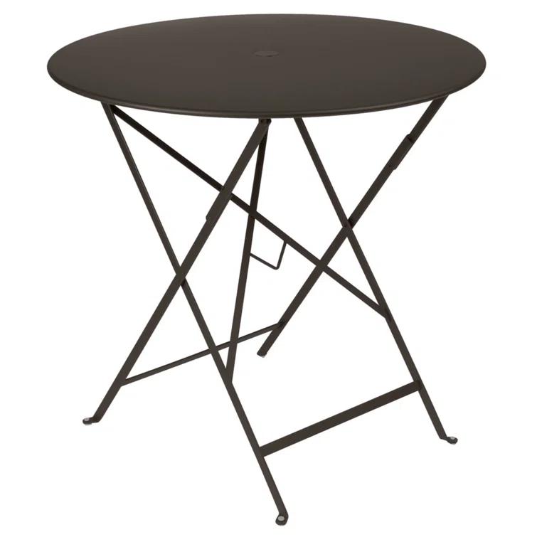 Bistro Round Metal Outdoor Folding Bistro Table