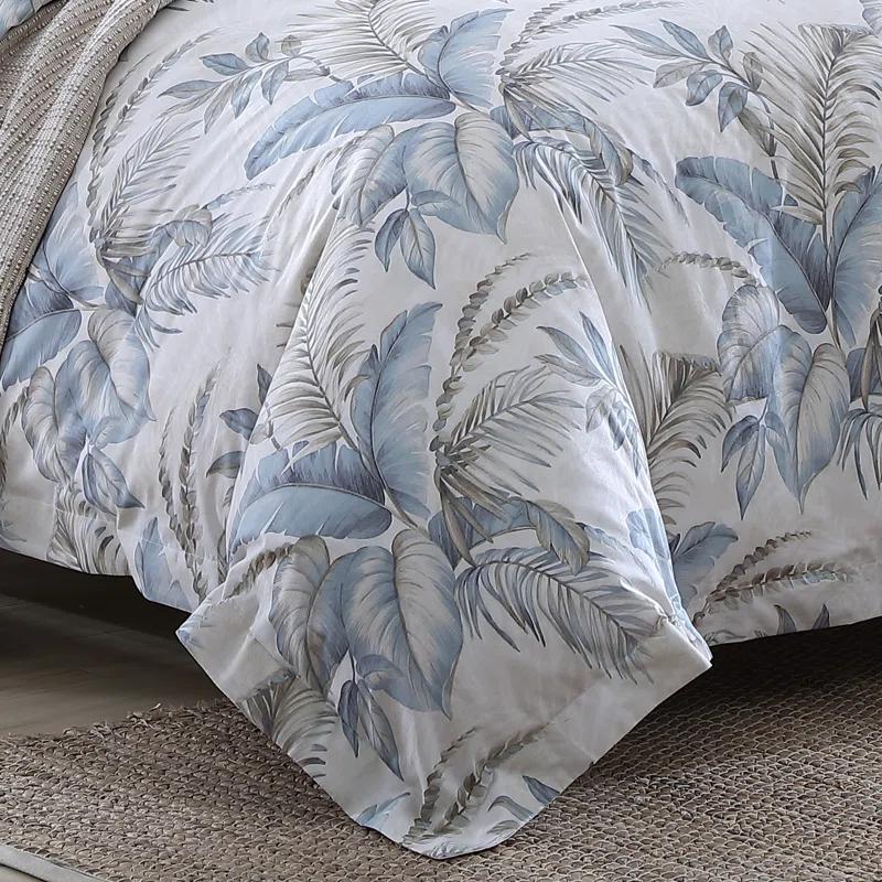 Tommy Bahama Bakers Bluff Blue Cotton Comforter Set