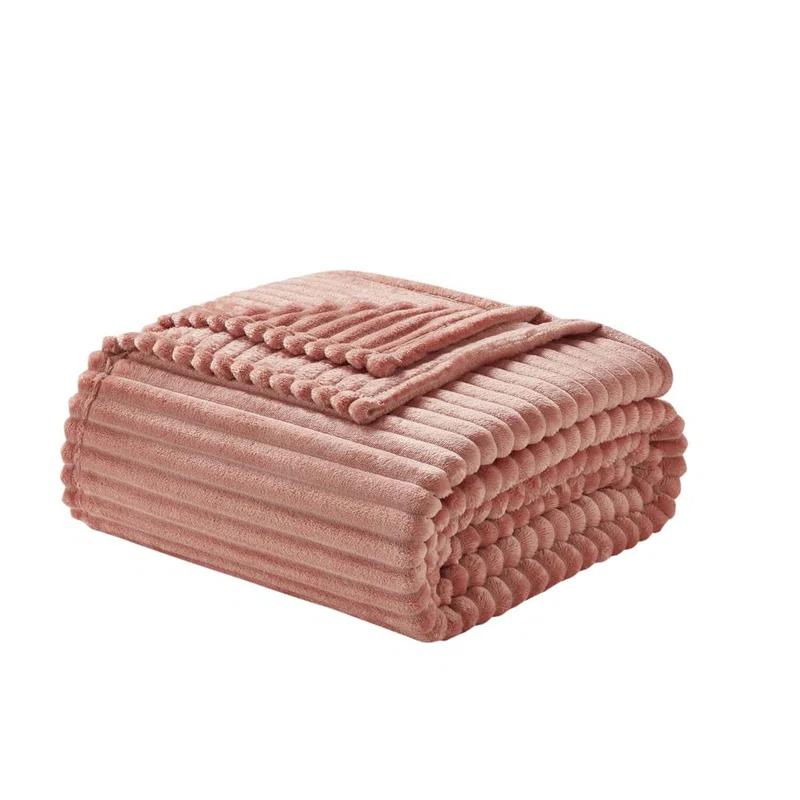 Nestl Nestl Cut Plush Cozy Throw Blanket - Fuzzy Warm Fleece Bed Blankets - Throws for Sofa, Bed, and Couch