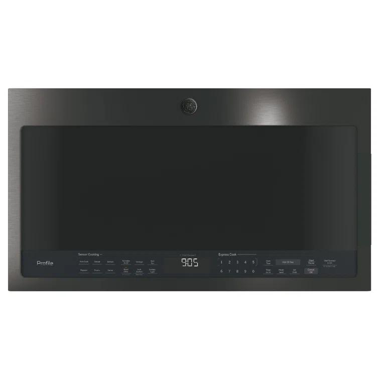 GE Profile™ 30" 2.1 Cu. Ft. Over-the-Range Convertible Microwave with Sensor Cooking PVM9005BLTS
