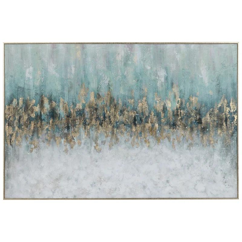 Uttermost Floater " NA By NA - Floater Frame Painting On Canvas " Painting Print