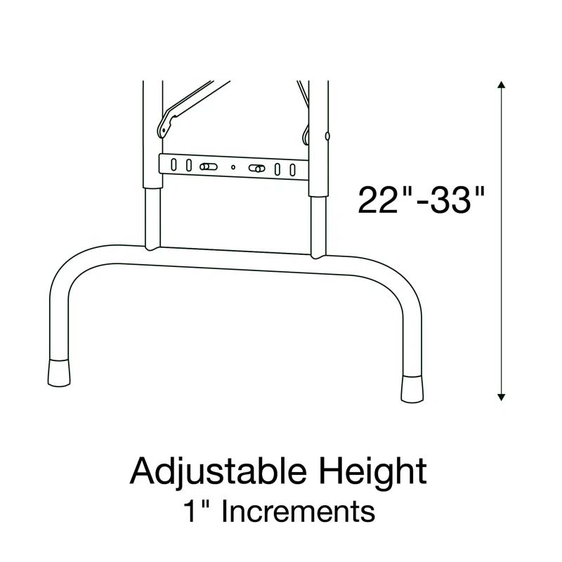 Correll, Inc. 48'' Rectangular Adjustable Banquet Table