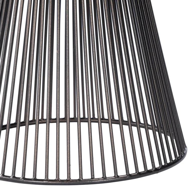 Alberte Iron End Table