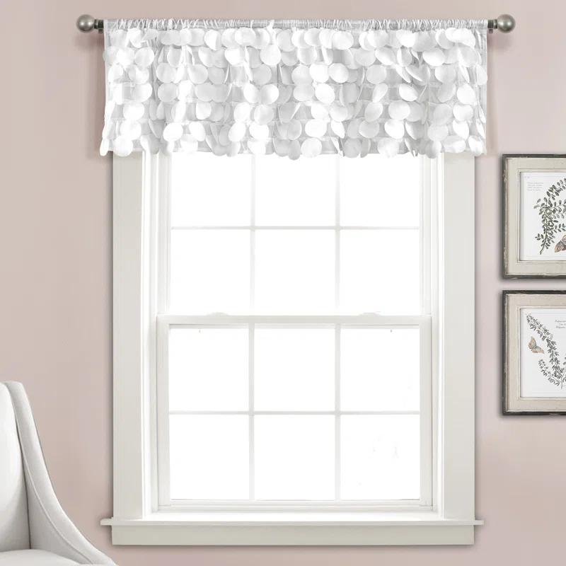Lush Decor Gigi Scalloped Window Valance