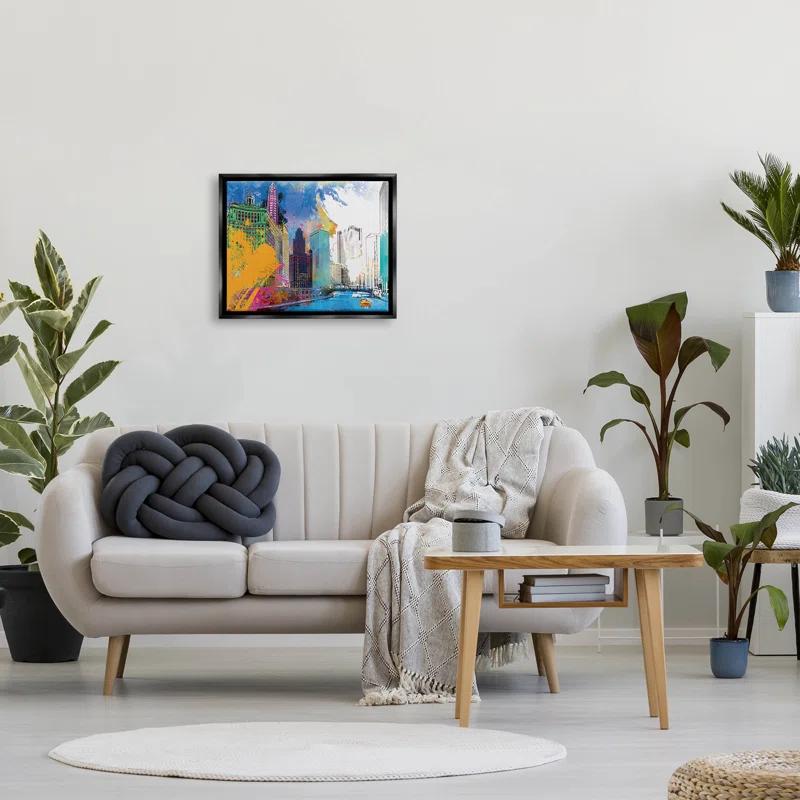 Stupell Industries " Urban City Buildings Collage " by Porter Hastings