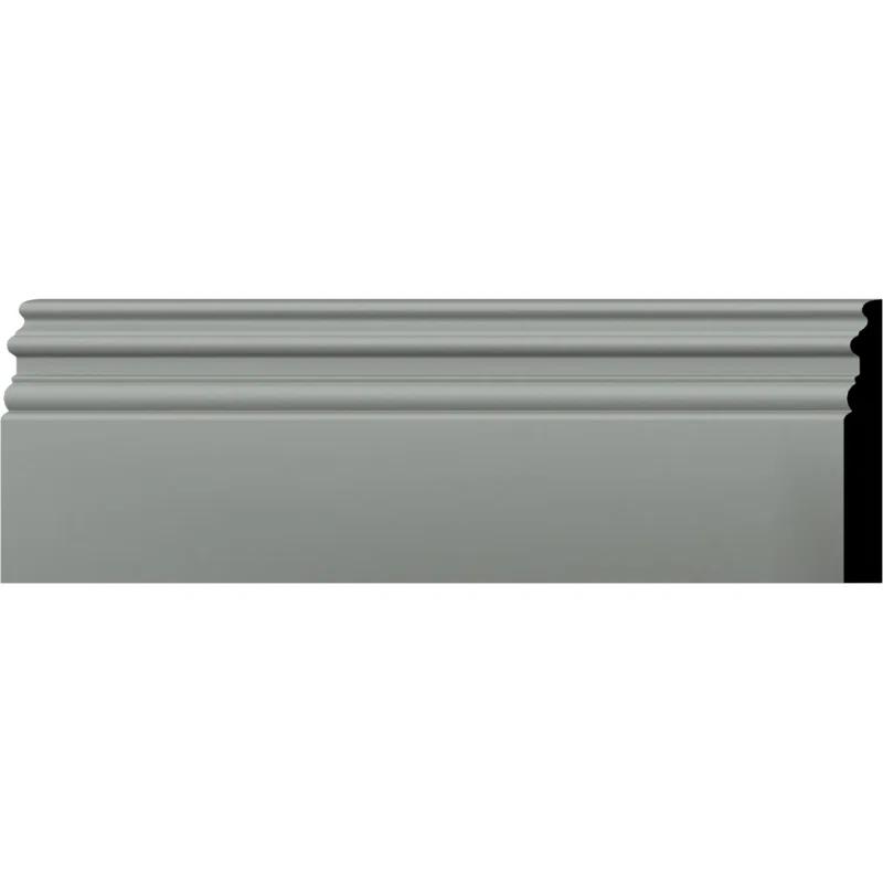 7 3/8"H x 1"P x 94 1/2"L Hillsborough Baseboard Moulding (8-Pack)