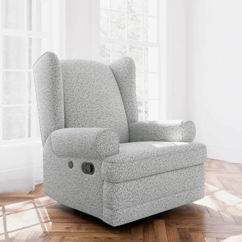 Serenity Swivel Reclining Glider with USB
