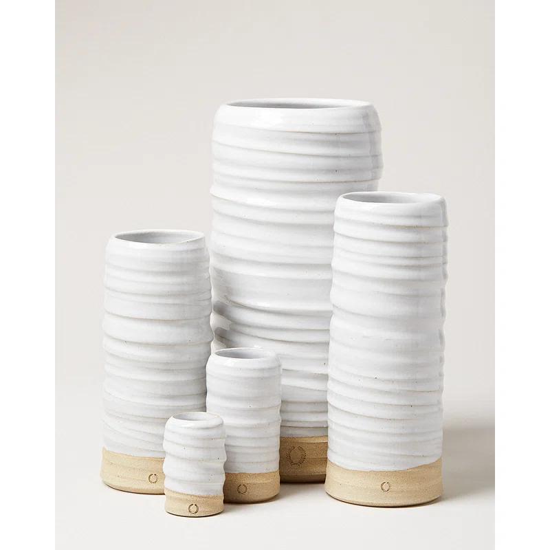 Farmhouse Pottery Trunk Stoneware Table Vase