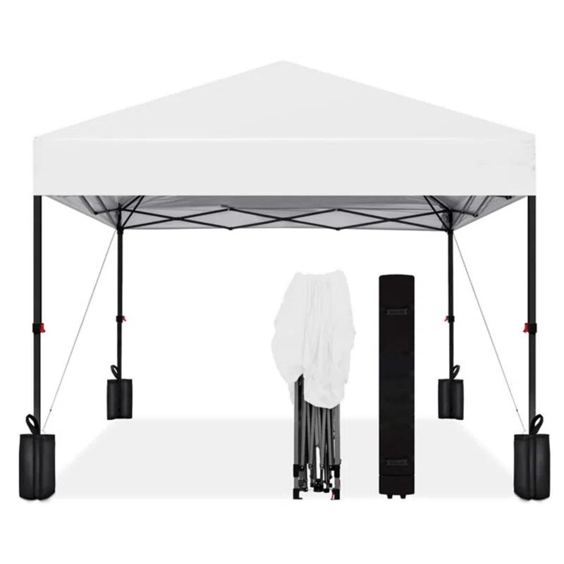 10 Ft. W x 10 Ft. D Steel Pop-up Party Tent