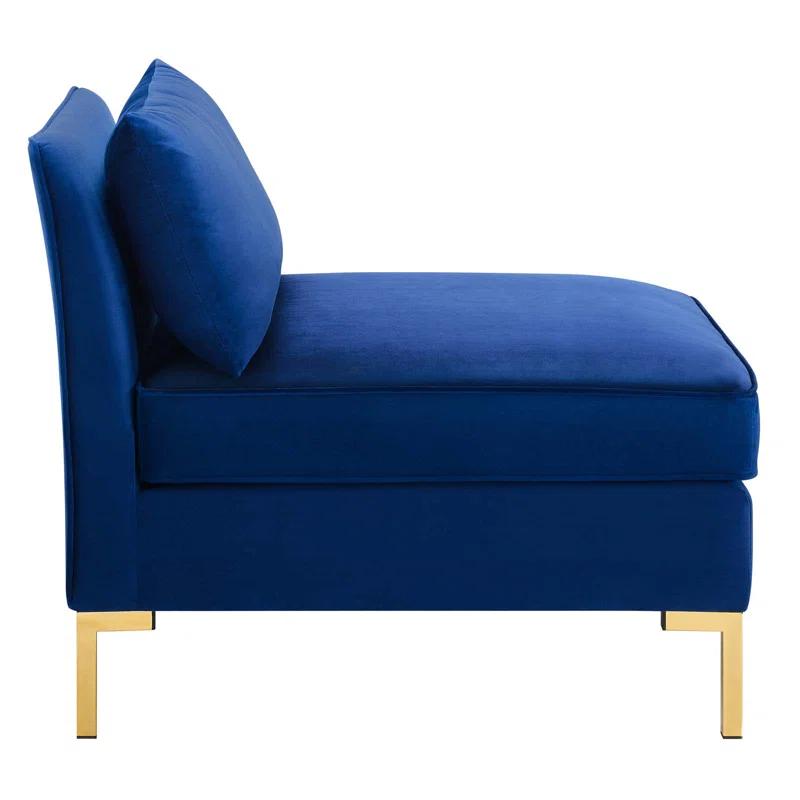 Modway Ardent Performance Velvet Armless Chair