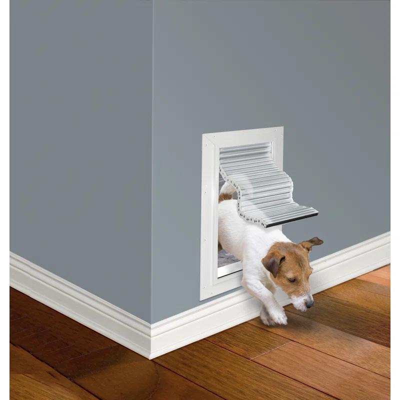 High Tech Pet Metal Door Mounted Electronic Pet Door