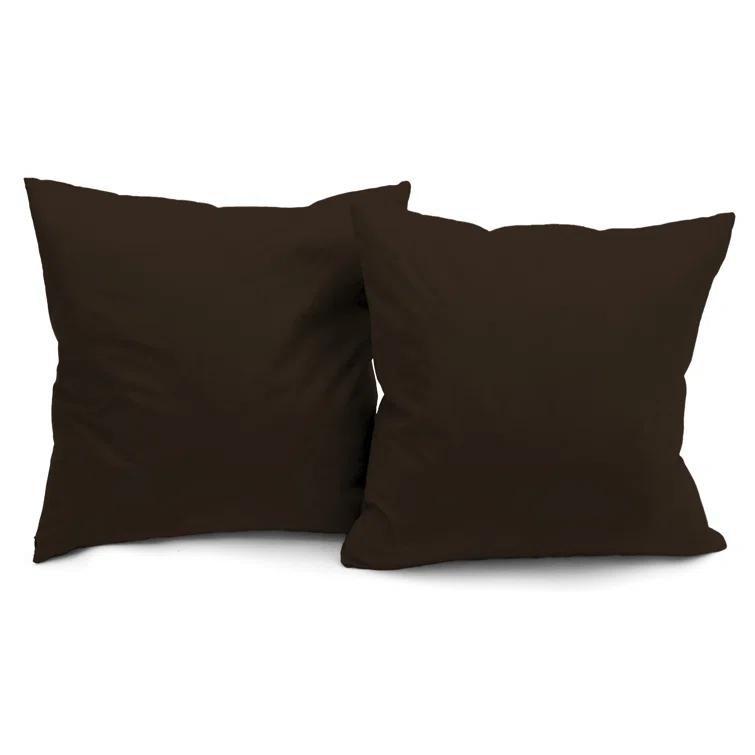 Deluxe Comfort Microsuede Throw Pillow (Set of 2)