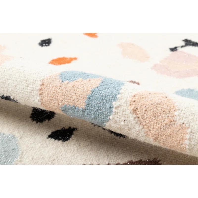 Jem Terri Abstract Handmade Flatweave Wool Area Rug