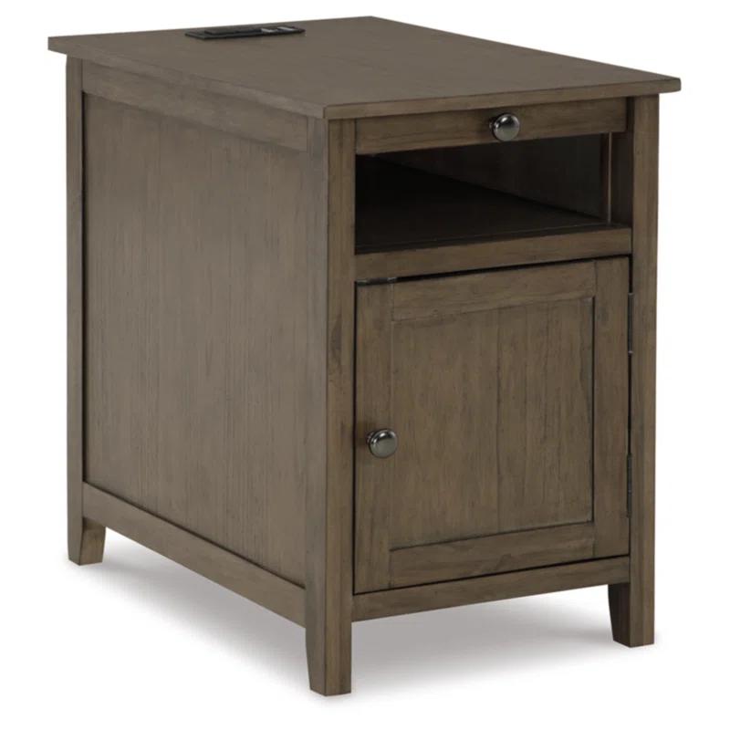 Lark Manor™ Dalson End Table and Built-In Outlets